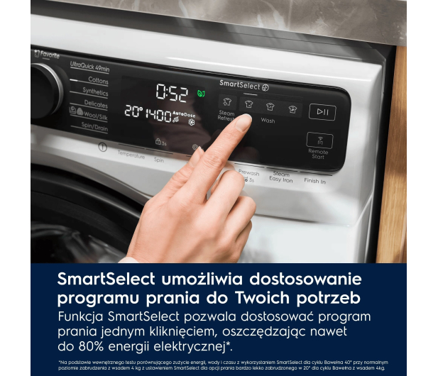 ZESTAW Electrolux Suszarka EW7D585UC+Pralka EW7F5482CP+Łącznik A1WYHSK2 - 1551490 - zdjęcie 23
